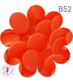 Pressions KAM - Rondes T5 Brillantes - Orange Vif - B52