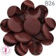 Pressions KAM - Rondes T5 Brillantes - Chocolat - B26