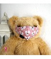 Masque de protection avec valve respiratoire - Souris rose - Taille S - Enfant