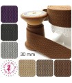 Sangle coton - 30 mm - 6 couleurs