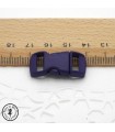 Boucle à clips - Sangle de 10 mm - Violet