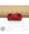 Boucle à clips - Sangle de 10 mm - Rouge