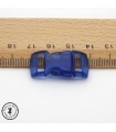 Boucle à clips - Sangle de 10 mm - Bleu transparent