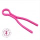 Support à canette rose vif