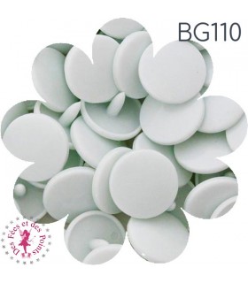 Pressions KAM - Rondes T5 Brillantes - Vert d'eau pastel - BG110