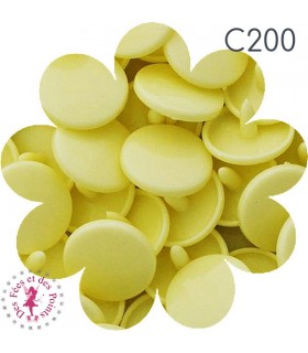 Pressions KAM - Ronde T5 Brillantes - Jaune Beurre - C200