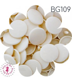 Pressions Kam - Rondes T5 Brillantes - Ivoire - BG109