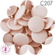 Pressions Kam - Rondes T5 Brillantes - Blush - C207