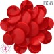 Pressions KAM - Rondes T5 Brillantes - Rouge - B38