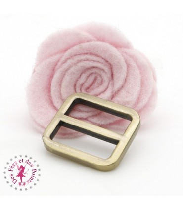 Boucle de réglage - 25 mm - Bronze