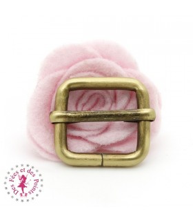 Boucle de réglage - 20 mm - Bronze