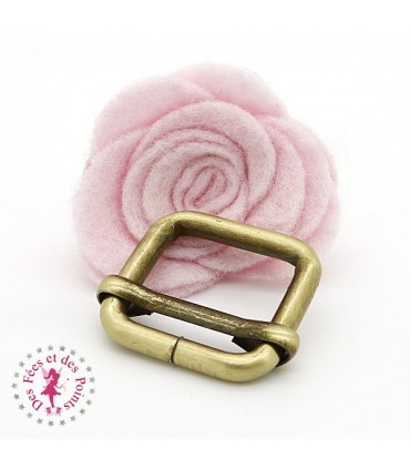 Boucle de réglage - 20 mm - Bronze