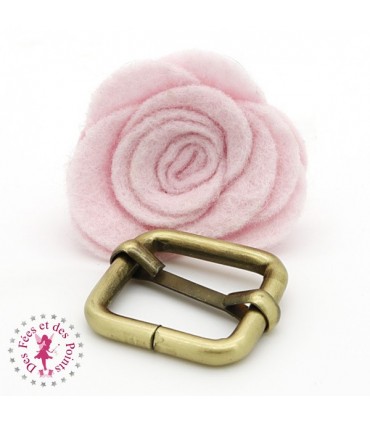 Boucle de réglage - 20 mm - Bronze