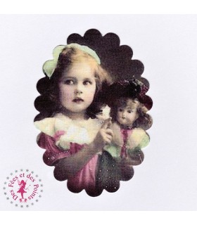 Etiquette thermocollante "Emma"