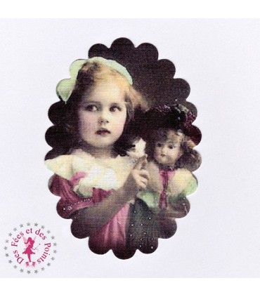 Etiquette thermocollante "Emma"