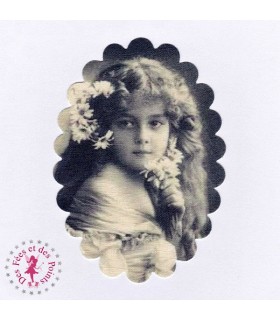 Etiquette thermocollante "Alice"