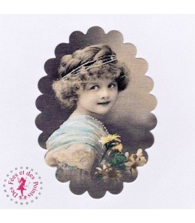 Etiquette thermocollante "Mathilde"