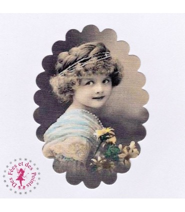Etiquette thermocollante "Mathilde"