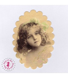 Etiquette thermocollante "Léah"