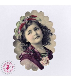 Etiquette thermocollante "Florianne"