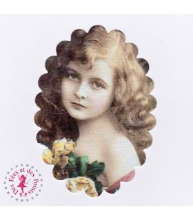 Etiquette thermocollante "Madelaine"