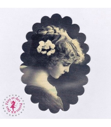 Etiquette thermocollante "Florianne"