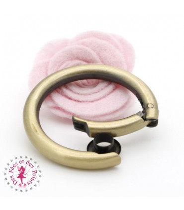 Anneau avec ouverture ø 46 mm - Bronze antique