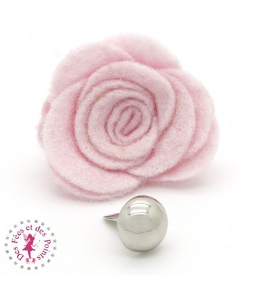 Pieds de sac à tige - "Demi rond" - Argent