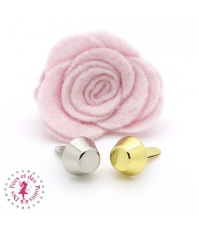 Pieds de sac à tige - "Cône plat" - Argent ou Or