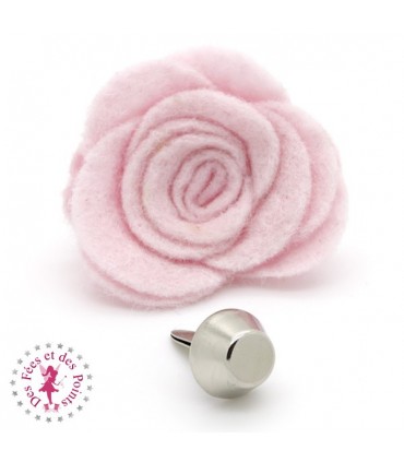 Pieds de sac à tige - "Cône plat" - Argent