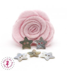 Etoile en nacre - 13 mm