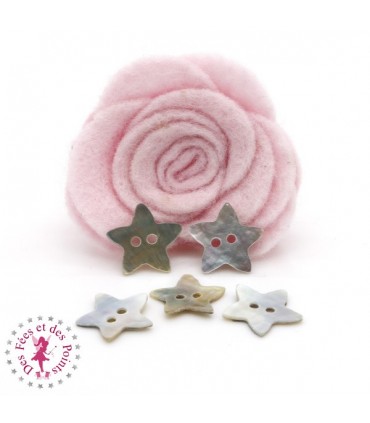 Etoile en nacre - 13 mm