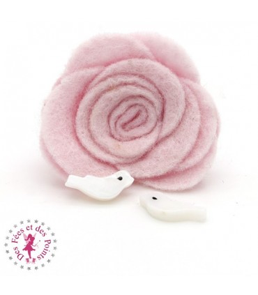 Oiseau en nacre - 15 mm