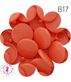 Pression KAM - Rondes T5 Brillantes - Corail - B17