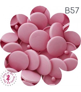 Pressions KAM - Rondes T5 Brillantes - Rose - B57