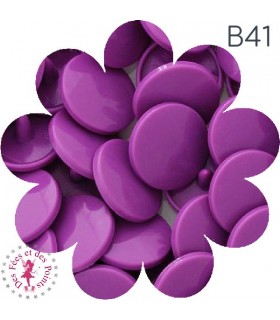 Pressions KAM - Rondes T5 Brillantes - Lilas - B41