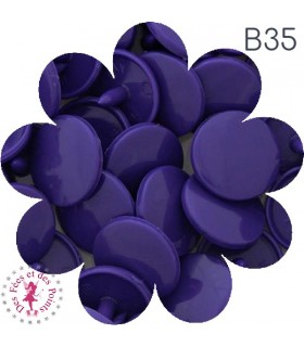 Pressions KAM - Rondes T5 Brillantes - Violet - B35