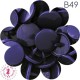 Pressions KAM - Rondes T5 Brillantes - Aubergine - B49
