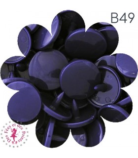 Pressions KAM - Rondes T5 Brillantes - Aubergine - B49