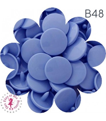 Pressions KAM - Rondes T5 Brillantes - Pervenche - B48