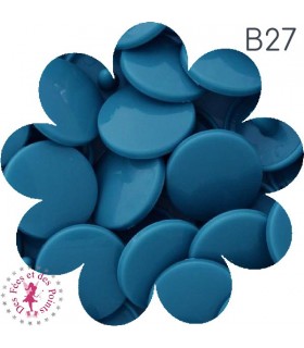 Pressions KAM - Rondes T5 Brillantes - Pétrole - B27