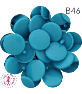 Pressions KAM - Rondes T5 Brillantes - Turquoise - B46