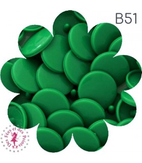 Pressions KAM - Rondes T5 Brillantes - Vert Trèfle - B51