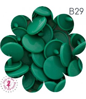 Pressions KAM - Rondes T5 Brillantes - Malachite - B29