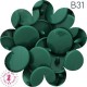 Pressions KAM - Rondes T5 Brillantes - Vert Militaire - B31