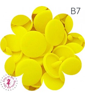 Pressions KAM - Rondes T5 Brillantes - Citron - B7