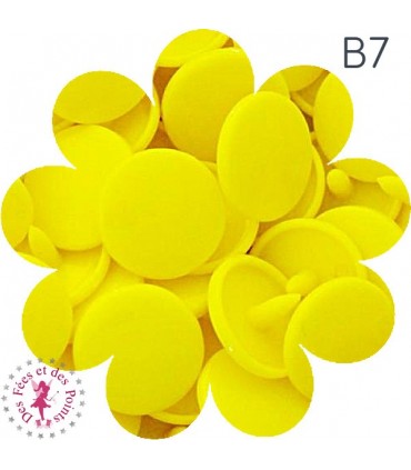 Pressions KAM - Rondes T5 Brillantes - Citron - B7