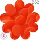 Pressions KAM - Rondes T5 Brillantes - Orange Vif - B52