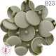 Pressions KAM - Rondes T5 Brillantes - Mastic - B23