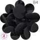 Pressions KAM - Rondes T5 Brillantes - Anthracite - B4